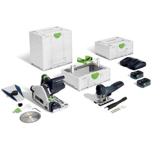 FESTOOL Kit Combo sans fil sciage TSC 55 K/PSC 420/TB M137 - 578023 - Publicité