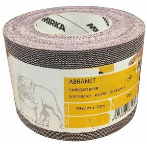 Mirka - Abranet rouleaux abrasifs 93 mm x 10 m Grain: 80 - Publicité