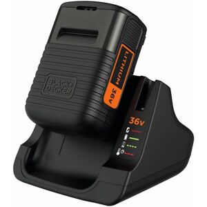 Black & Decker Starter kit - Batterie Slide Pack lithium 36 volts 2Ah + chargeur 1,35 Ah black+decker BDC2A36-QW - Publicité