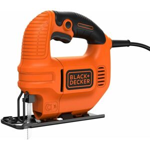 Black & Decker Black&decker - KS501-QS Scie Sauteuse filaire - 400 w - Bois : 65 mm -Acier : 5 mm - Coupe biaises : 45° - 1 lame bois - Publicité