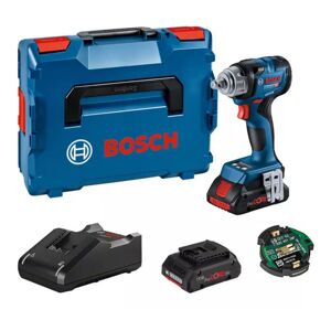 Boulonneuse à choc 18V GDS 18V-330 HC + 2 batteries 4Ah + chargeur + L-BOXX - BOSCH - 06019L5002 - Noir - Publicité