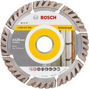 Disque à tronçonner diamanté Bosch standard Universal - Ø125 x 22,23 mm - 2608615059 - Publicité