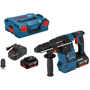 Bosch - GBH18V-26 f 2x6.0Ah Li-Ion 18v sds Plus Rotary Hammer Kit - Publicité