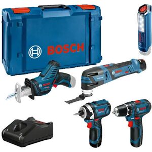 Bosch - Kit 5 outils + 3 batteries 12V 2.0Ah en XL-boxx - 0615990N1D - Publicité