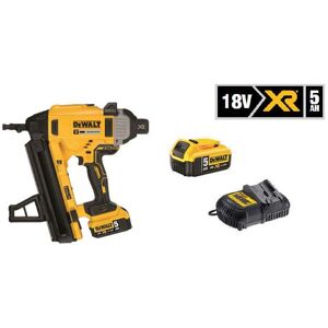 Dewalt - Cloueur sans fil béton/ acier xr 18V 5Ah + Pointes 2.6 x 20mm DCN89015BOITES - Publicité