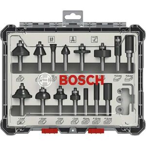 Bosch - Coffret 15 fraises mixtes ‡ queue de 8 mm - Publicité