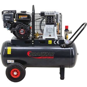 Drakkar Equipement - compresseur thermique 5CV 100L moteur loncin 11263 - Publicité