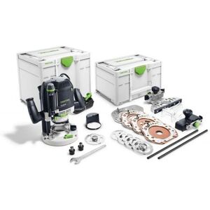 Défonceuse of 2200 EB-Set Festool avec accessoires et Systainer - 576220 - Publicité