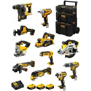 Dewalt - Kit DWK1100 (DCD796+DCH273+DCG405+DCF887+ DCF894+DCS331+DCS391+DCS355+DCP580+DCS369+DCL050+ 3x5,0Ah DCB115Caddy 3en1) - Publicité