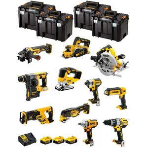 Dewalt - Kit DWK1101T (DCD996+DCH273+DCG405+DCF887+DCF894+DCS334+DCS570+ DCS355+DCP580+DCS367+DCL050+ 3x5,0Ah DCB115+4xTSTAK vi) - Publicité