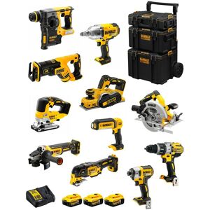 Dewalt - Kit DWK1103 (DCD996+DCH273+DCG405+DCF887+DCF899H+DCS334+DCS570+ DCS355+DCP580+DCS367+DCL050+ 3x5,0AhDCB115Caddy 3en1) - Publicité