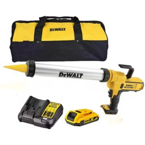 Dewalt - DCE580D1-QW Pistolet à mastic 18V xr 310-600ml – 1 x 2.0 Ah Batterie, chargeur en sac de transport - Publicité