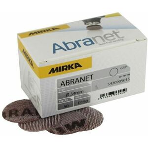 - Boîte 50 disques abrasifs auto-agrippants Abranet ø 34 mm Grain: 400