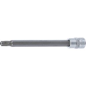 BGS TECHNIC Douille à embouts longueur 100 mm 6,3 mm (1/4'') profil t (pour torx) avec perçage T30 bgs 4203 - Publicité