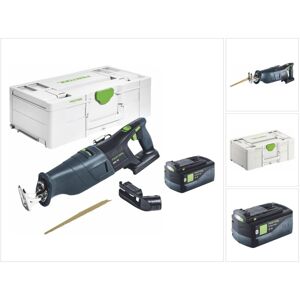 Festool - rsc 18 EB-Basic Scie sabre sans fil 18 v Brushless + 1x batterie 5,0 Ah + Systainer - sans kit chargeur - Publicité