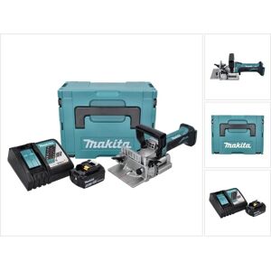 Dpj 180 RM1J Fraiseuse rainureuse sans fil 18 v 100 mm + 1x batterie rechargeable 4,0 Ah + chargeur + Makpac - Makita - Publicité