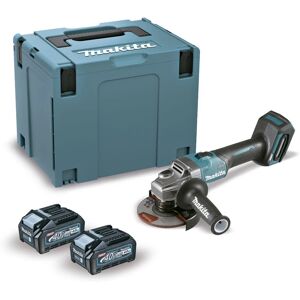 Makita - GA005GM201 Mini meuleuse d'angle bl 40Vmax xgt 125 mm (2 batteries et chargeur) - Publicité