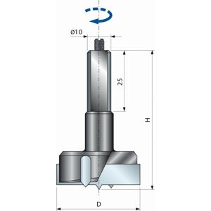 Mèche à charnières Freud 35 H57,5 Q10x25 Z2+2 -  -PC04MD 353