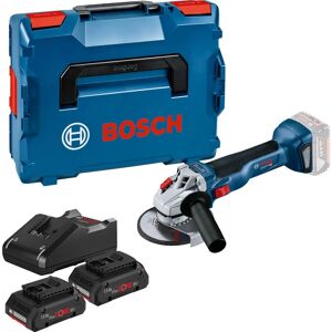 Bosch - Meuleuse angulaire 18V gws 18V-10 + 2 batteries Procore 4Ah + chargeur + coffret L-Boxx – Noir - Publicité