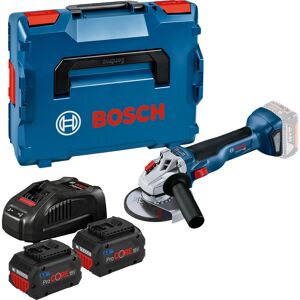 Bosch - Meuleuse angulaire 18V gws 18V-10 + 2 batteries Procore 5,5Ah + chargeur + coffret L-Boxx Noir - Publicité