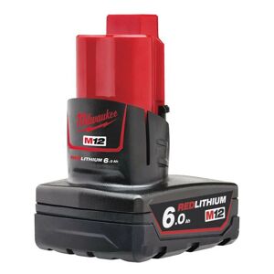 Milwaukee - Batterie 12V Li-Ion 6,0 Ah red lithium mil 4932451395 - Publicité