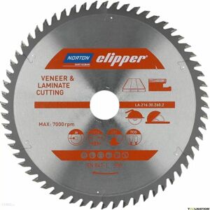 Clipper LAMES POUR SCIES CIRCULAIRES / SCIES SUR TABLE, CONTREPLAQUÉ ET MÉLAMINÉS 250x30 60Z