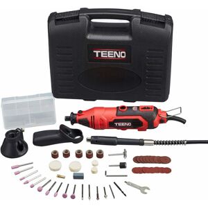 Teeno - Outil Multifonction Rotatif 135W avec 80 Accessoires,Mini Outil Rotatif Electrique pour couper, perceuse, et - Publicité