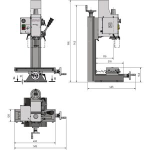 -  fresadora BF16 vario 230V.