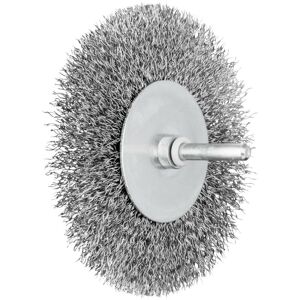 Brosse ronde sans contact rbu ø 100 x 10 mm ø tige 6 mm ø fil acier 0,30 43701018 10 pc(s) Y181562 - Pferd - Publicité