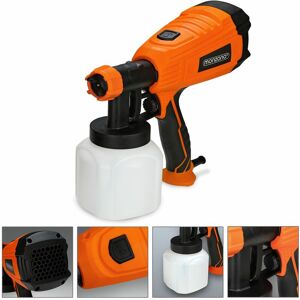 Deuba Pistolet pulvérisateur peinture électrique 500W couleur vernis buse démontable meubles mur 3 modes de pulvérisation 800 ml/min 0,2 - 0,3 bar - Publicité