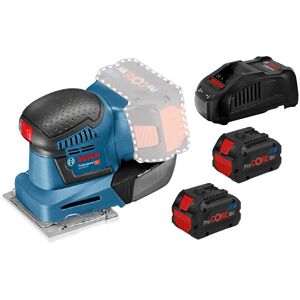 Bosch - Ponceuse vibrante 18V gss 18V-10 + 2 batteries Procore 8Ah + chargeur + coffret l-boxx 06019D020H - Noir - Publicité