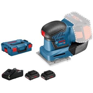 Bosch - Ponceuse vibrante 18V gss 18V-10 + 2 batteries Procore 4Ah + chargeur gal 18V-40 + coffret l-boxx 06019D020Q - Noir - Publicité