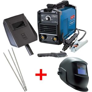 Scheppach - poste a souder inverter 160AMP mma avec accessoires masque casque sheppach - Publicité