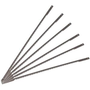 Kit 6 lames pour scie a 135x2x0,25 mm 18T plastique bois platre - Scheppach