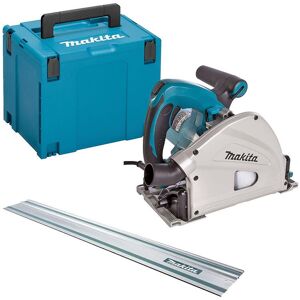 Makita - Scie circulaire plongeante SP6000J1 - 1300W - 165MM - En coffret mak-pac - Avec Rail de guidage 1400 mm - Publicité