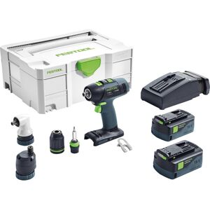 Festool Perceuse visseuse sans fil Festool T 18+3 HPC 4,0 I-Set 18V Li- ion 4Ah