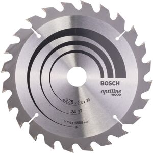 Bosch Lame de scie circulaire Bosch Optiline Wood 235x30/25x2,8 24T