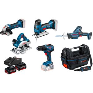 Bosch Pack 5 machines sans fil Bosch 0615990L59 18V Li-ion 4Ah