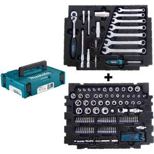 Makita Coffret outillage à main Makpac Makita E-08713 (120 pcs)