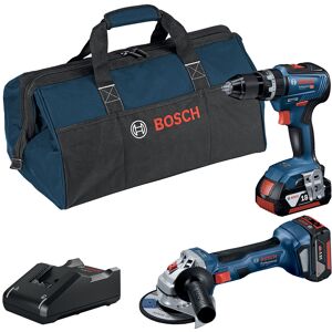 Bosch Pack perceuse - visseuse et meuleuse Bosch 0615990M4A 18V Li-ion 4,0Ah