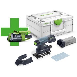 Festool Ponceuse vibrante hybride Festool RTSC 400-Basic + batterie OFFERTE 18V Li-ion 3Ah