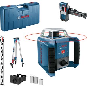 Niveau laser rotatif Bosch GRL 400 H Tricase + BT 152 + GR 2400 Rouge