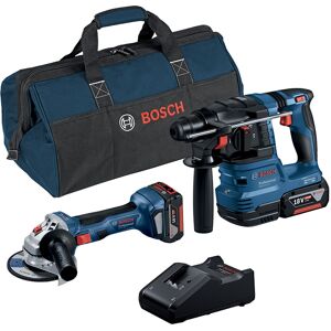 Bosch Pack marteau perforateur et meuleuse Bosch 0615A50037 18V Li-ion 4,0Ah