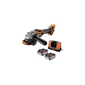 AEG Meuleuse Brushless 18V 125mm BEWS 18-125BL-502C - 2 batteries 5,0Ah- 1 chargeur - Publicité