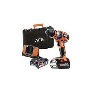 AEG Perceuse percussion 18V - 1 batterie 2.0Ah - 1 batterie 4.0Ah - 1 chargeur BSB18C2XLI-X02C - Publicité