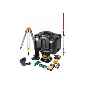 Dewalt Niveau laser rotatif double pente XR 18V 2AH Li-Ion Faisceau Vert - DCK379D1GND-QW - Publicité