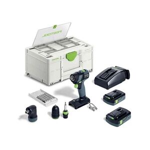 FESTOOL Perceuse-visseuse 18V TXS 18 C 3,0-SET + 2 batterie 3Ah + chargeur + coffret Systainer SYS3 - - 576896 - Publicité