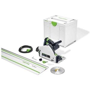 FESTOOL Scie plongeante 1200W TS 55 FEBQ-Plus-FS + rail de guidage en coffret Systainer SYS3 - - 577010 - Publicité