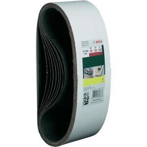 Set de 9 bandes abrasives, pack économique 75 x 533 mm Bosch - Publicité