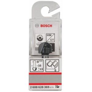 Bosch Fraises à canneler 8 mm, R1 8 mm, D 16 mm, L 12,7 mm, G 45 mm 1pc - Publicité